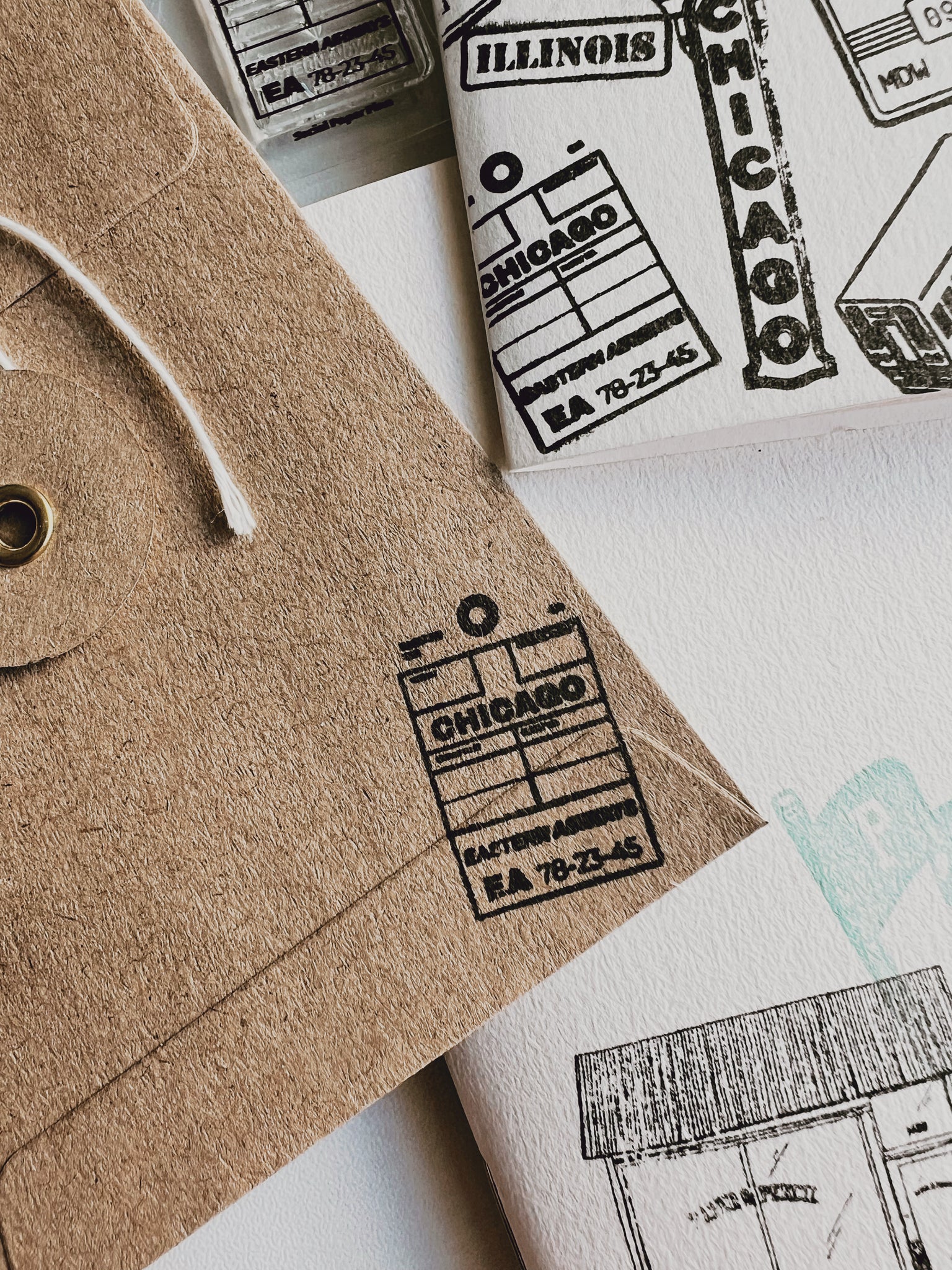 Chicago 3x4 Stamp Set