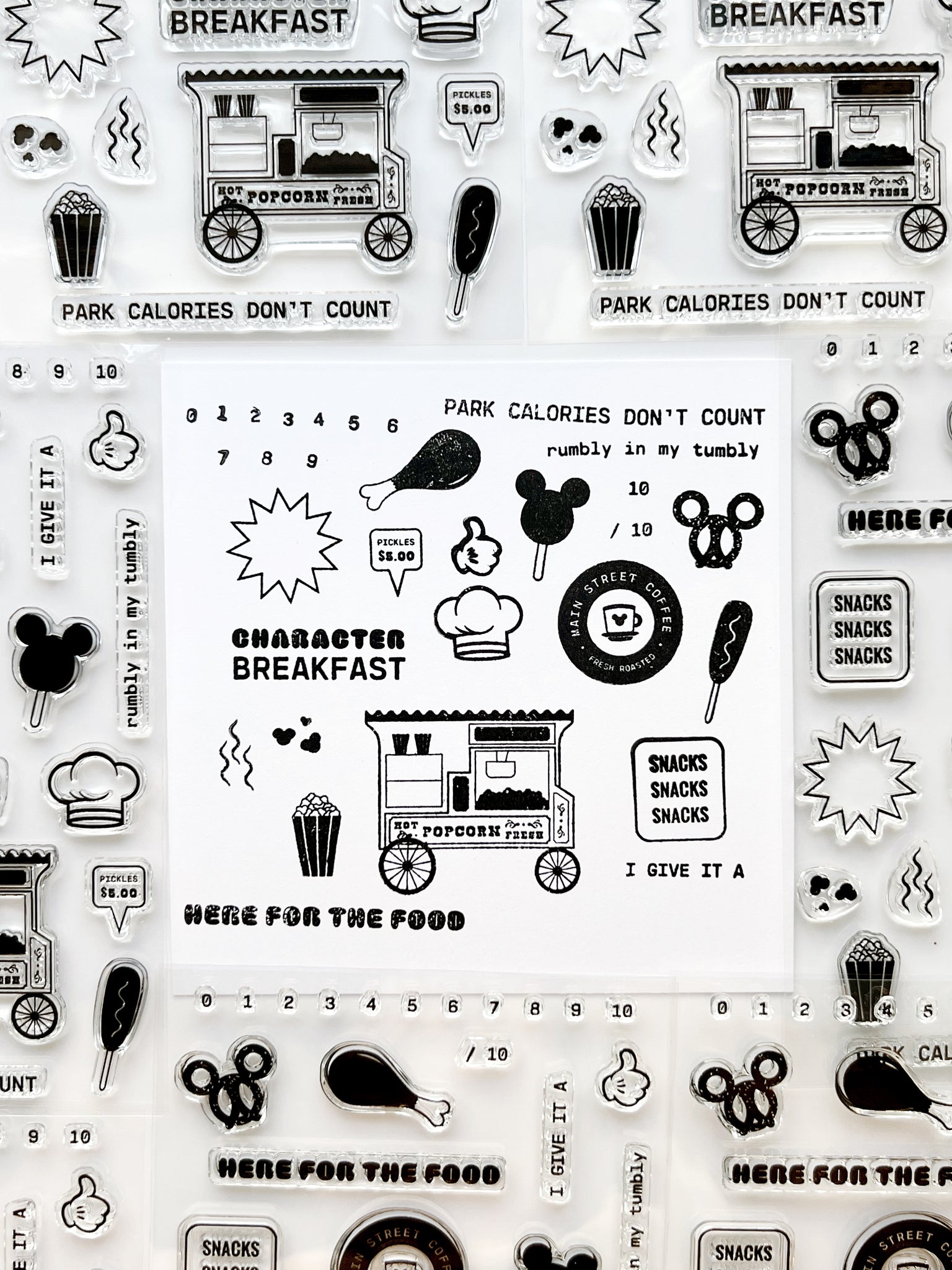 Oh Boy Snacks!  Stamp Set