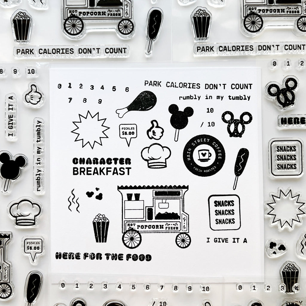Oh Boy Snacks!  Stamp Set