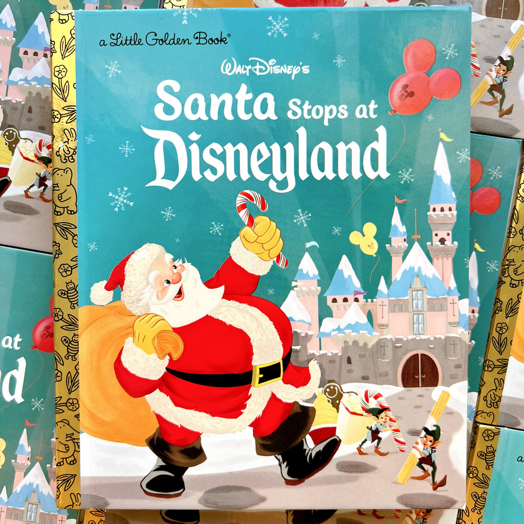 Santa Stops at Disneyland Little Golden Book