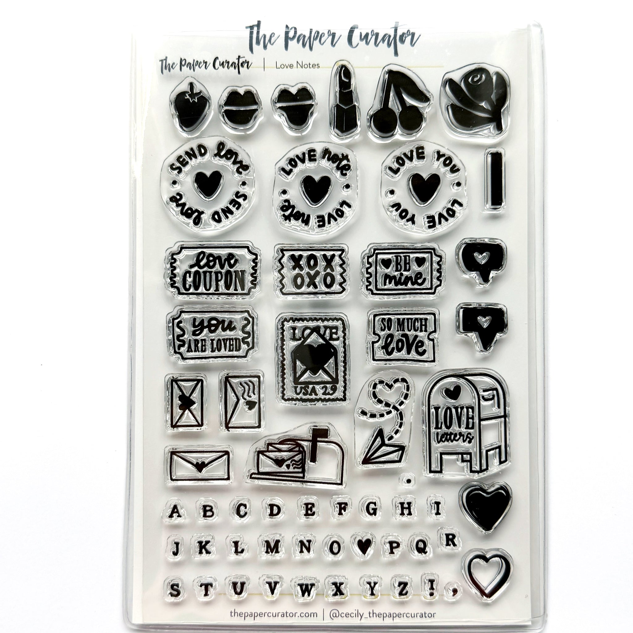 Love Notes Stamp Set – Social Paper Plan