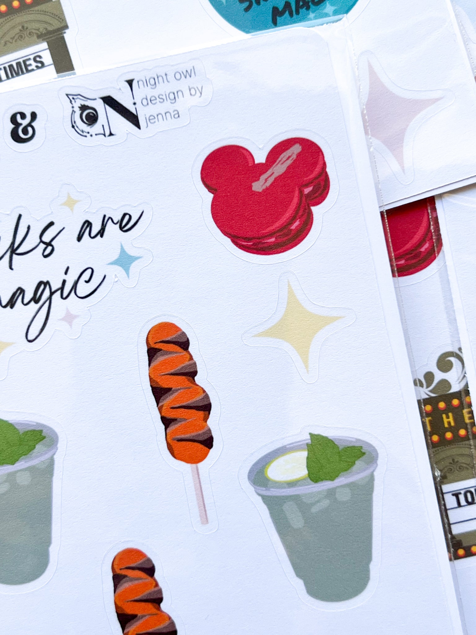 Snacks Are Magic Sticker Sheet