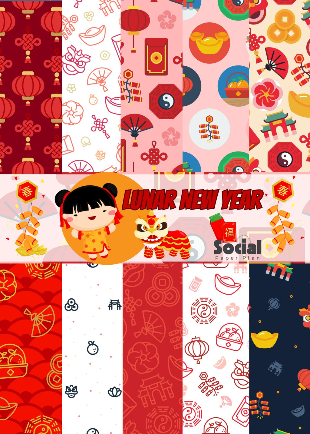 Lunar New Year Paper Pad 6x8