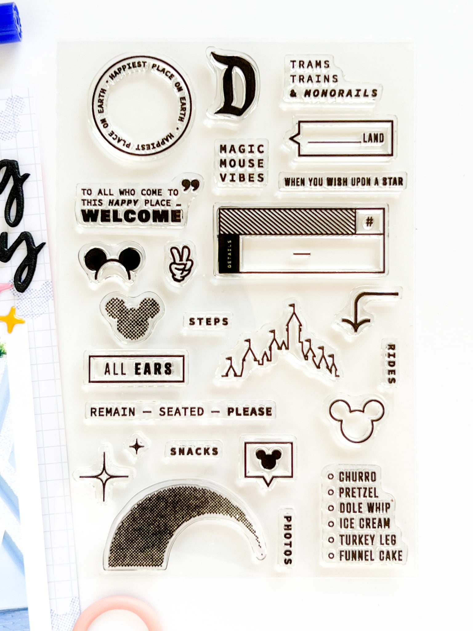 Dole Whip Themed Planner Sticker Sheet DIY Disney Planner Stickers