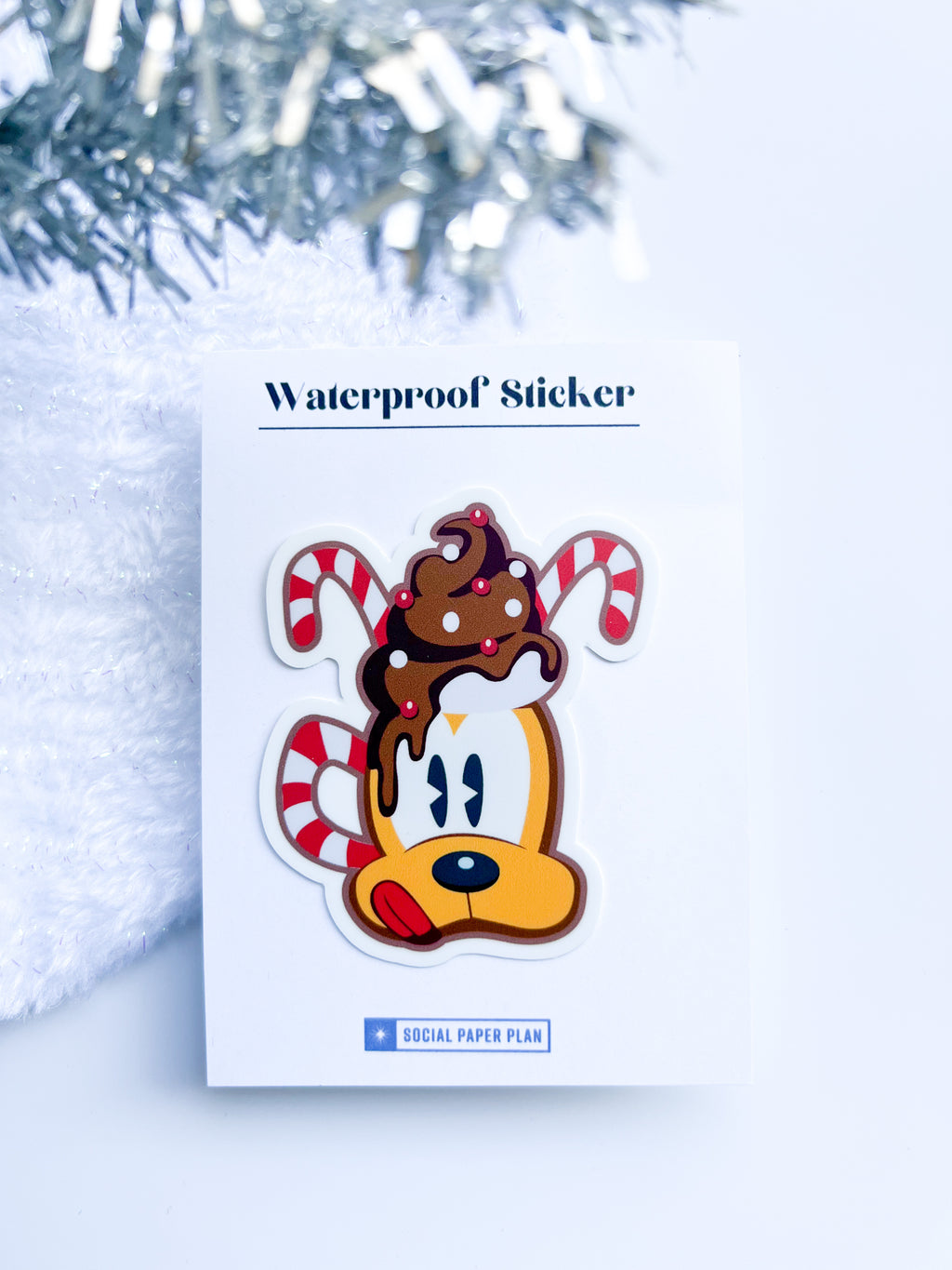 Christmas Mug Waterproof Sticker