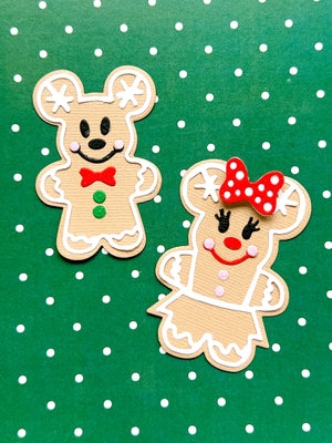Mister and Miss Gingy Die Set  [ Ephemera ]